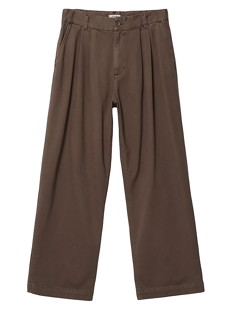 Slater Cotton Relaxed-Fit Trousers