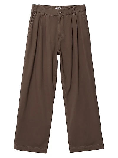 Slater Cotton Relaxed-Fit Trousers