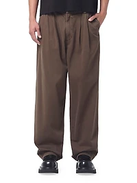 Slater Cotton Relaxed-Fit Trousers
