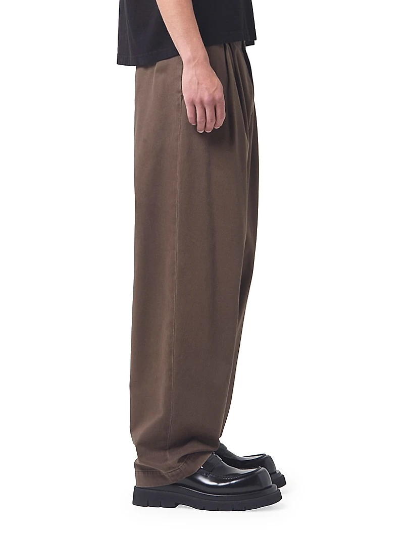 Slater Cotton Relaxed-Fit Trousers