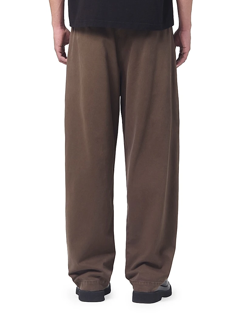 Slater Cotton Relaxed-Fit Trousers