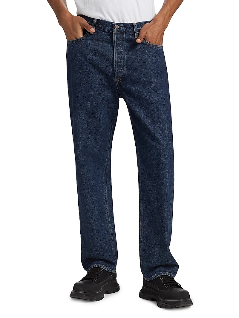 90's Mid-Rise Straight-Leg Jeans