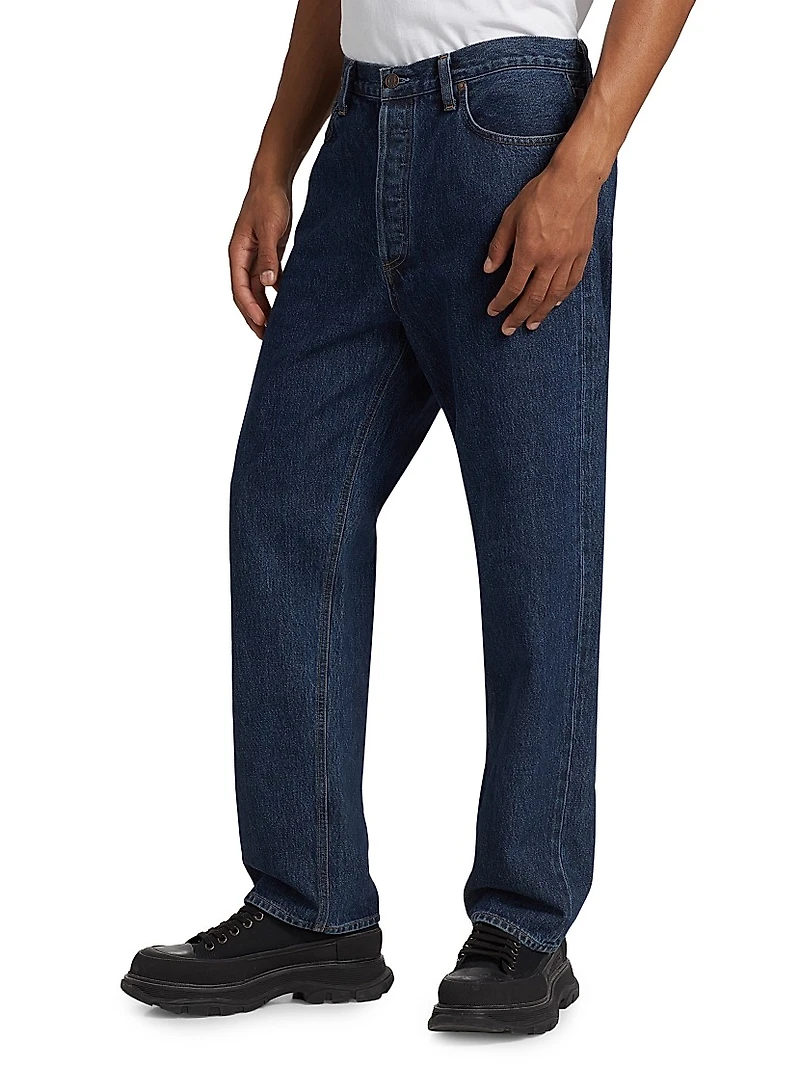 90's Mid-Rise Straight-Leg Jeans