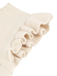 Little Girl's Wool-Blend Ruffle-Trim Sweater Vest