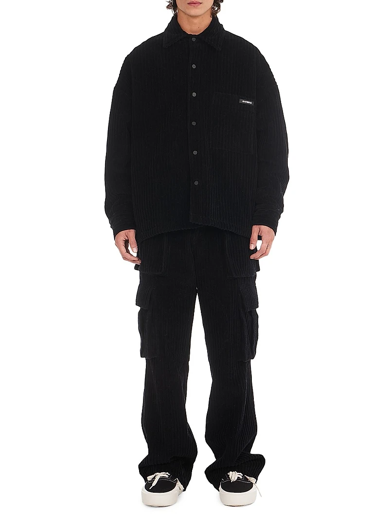 Summerland Ranch Logo Corduroy Cargo Pants