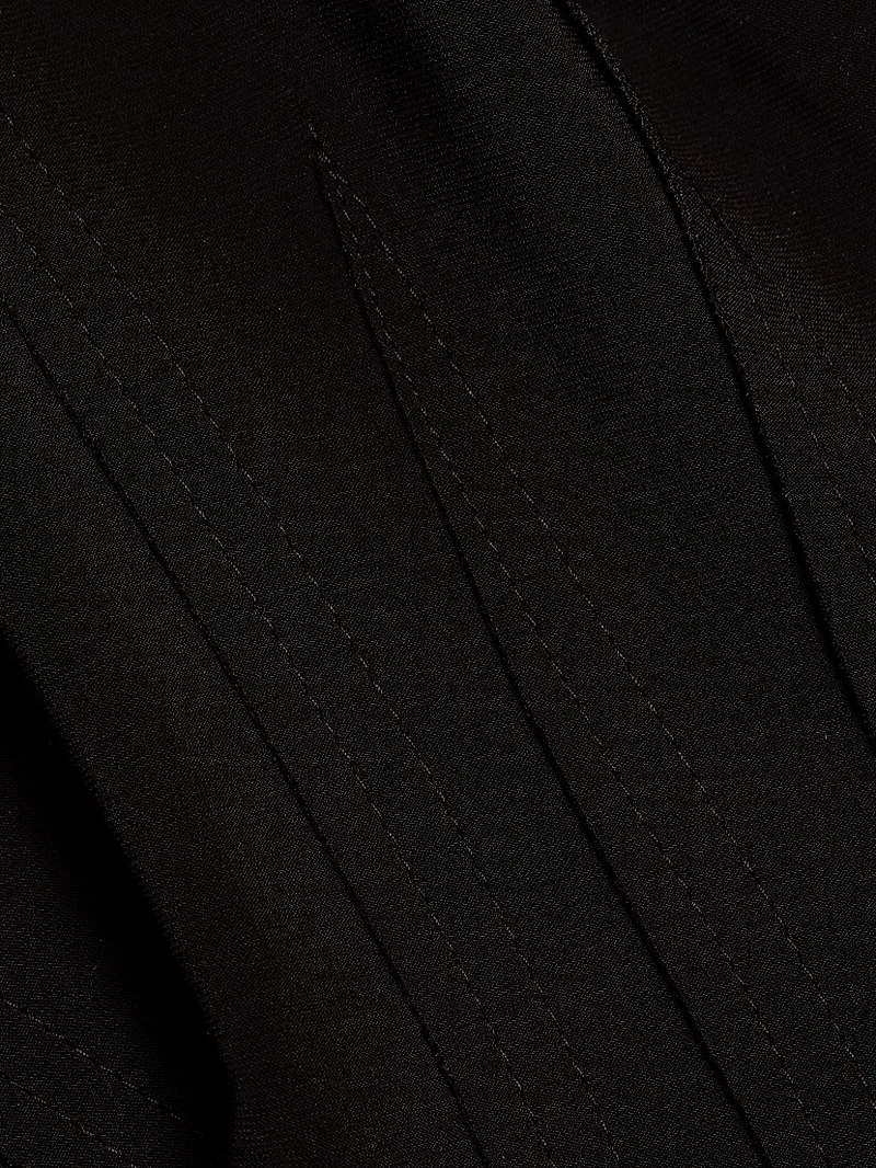 Grace Belted V-Neck Minidress