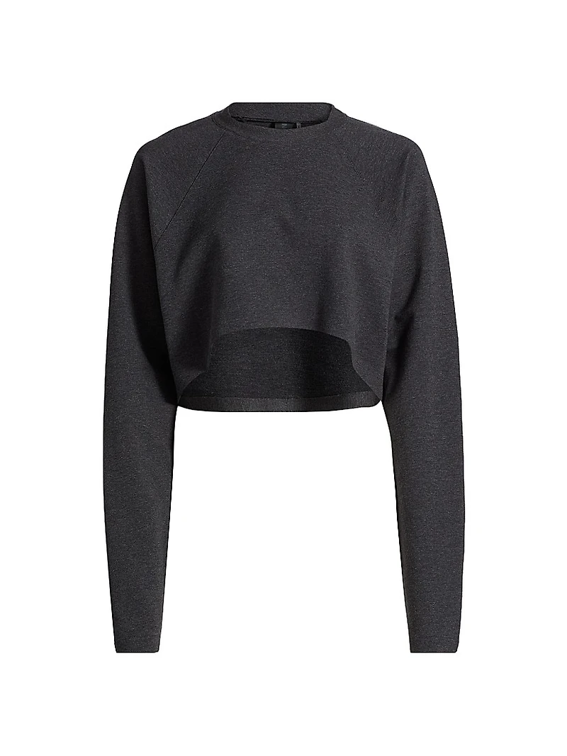 Stretch-Cotton Crop T-Shirt