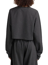 Stretch-Cotton Crop T-Shirt