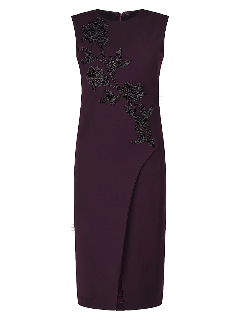 Ellery Embellished Sleeveless Midi-Dress