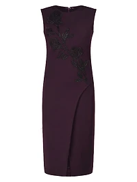 Ellery Embellished Sleeveless Midi-Dress