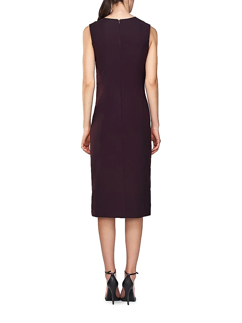Ellery Embellished Sleeveless Midi-Dress