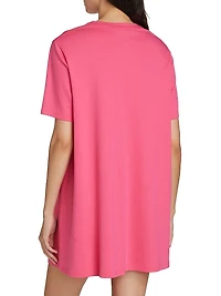 Cotton T-Shirt Minidress