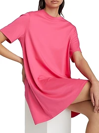 Cotton T-Shirt Minidress