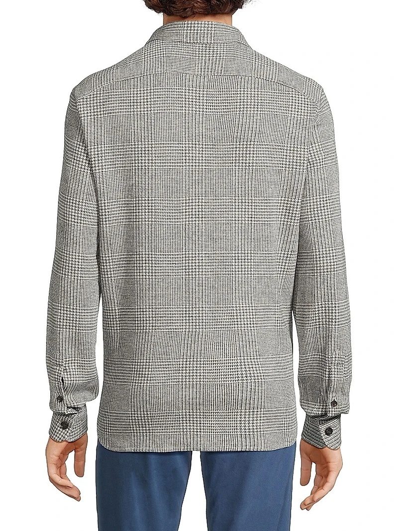 Galles Cashmere & Wool-Blend Overshirt