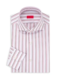 Striped Cotton Dress Shirt