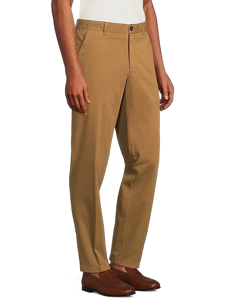 Stretch Cotton-Blend Chino Pants