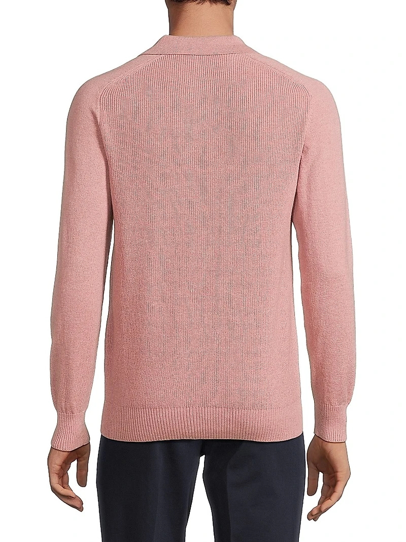 Cashmere Polo Sweater