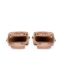 Rockstud Bow Slingback Ballerinas