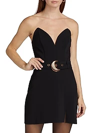 Chalice Strapless Belted Minidress