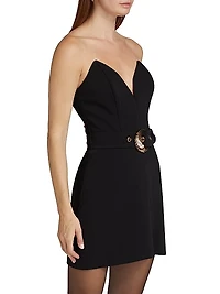 Chalice Strapless Belted Minidress