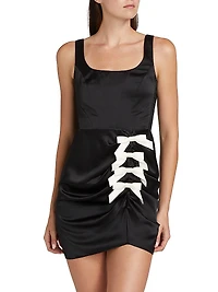 Fiorella Bow-Detail Minidress