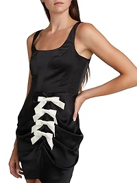 Fiorella Bow-Detail Minidress
