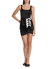 Fiorella Bow-Detail Minidress