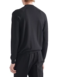 Worsted Wool Turtleneck Sweater