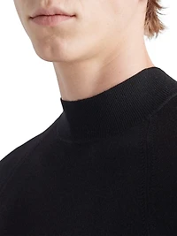 Worsted Wool Turtleneck Sweater