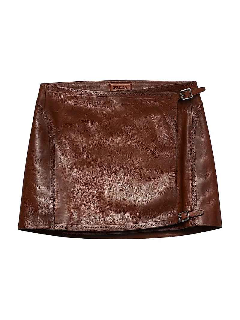 Leather Miniskirt