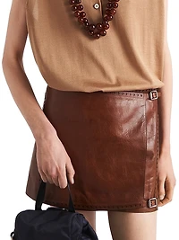 Leather Miniskirt