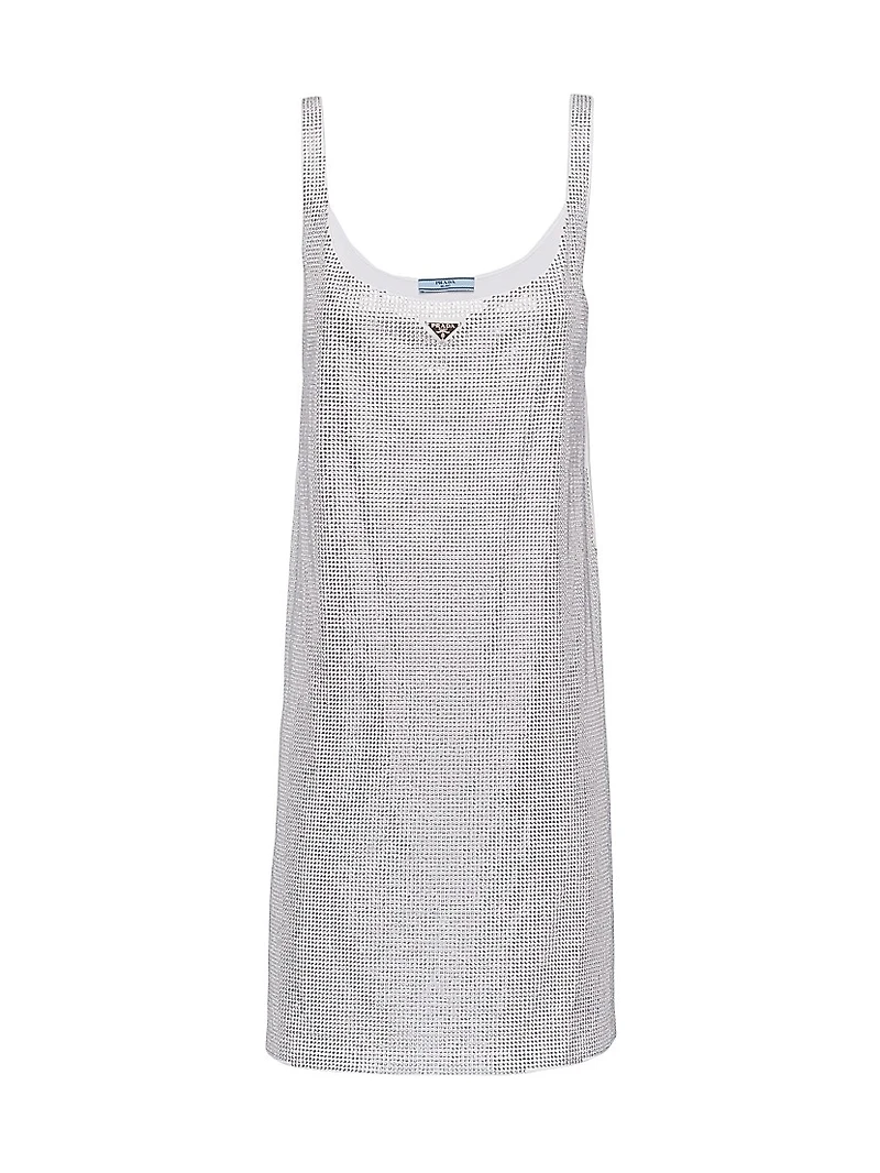 Embroidered Jersey Dress