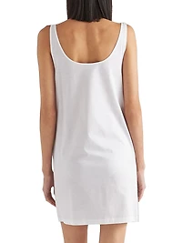 Embroidered Jersey Dress