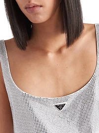 Embroidered Jersey Dress