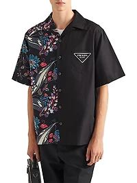 Short-Sleeved Cotton Shirt