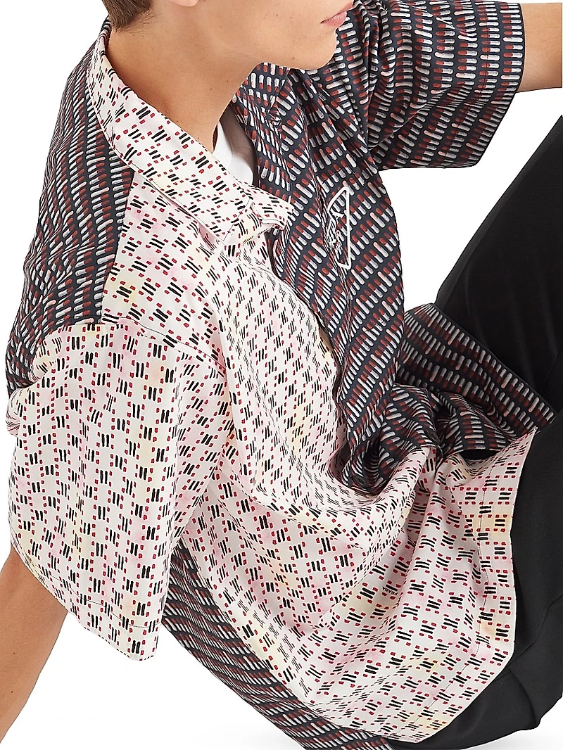 Double Match Cotton Shirt