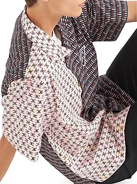 Double Match Cotton Shirt