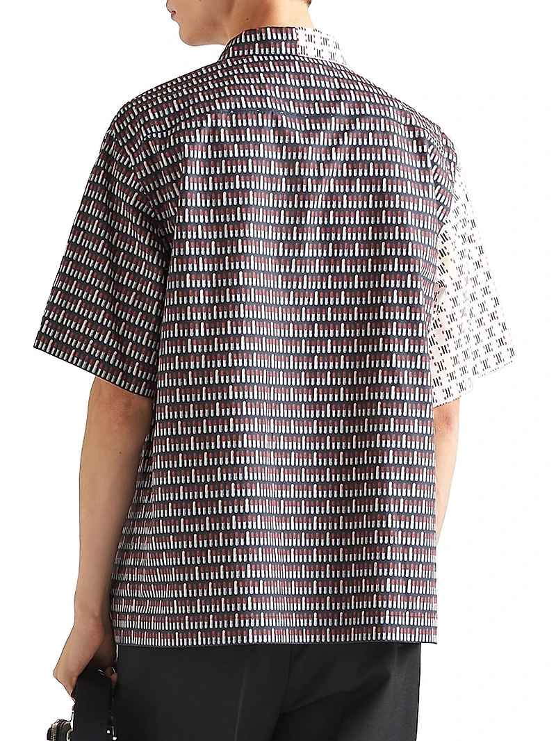 Double Match Cotton Shirt
