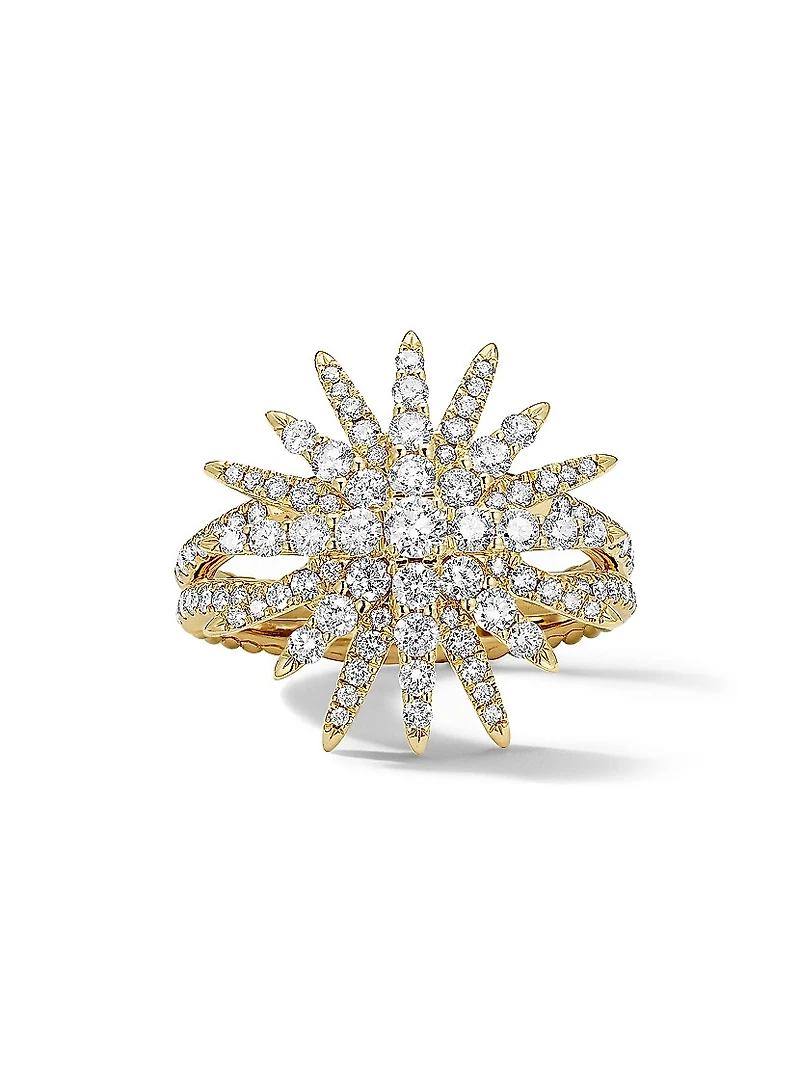 Starburst Ring 18K Yellow Gold