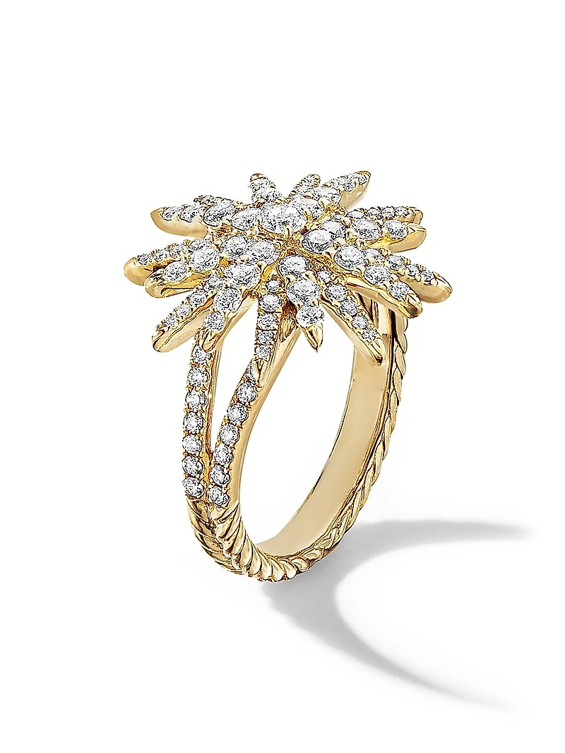 Starburst Ring 18K Yellow Gold