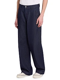 Nemir Denim Wide-Leg Pants