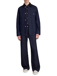 Nemir Denim Wide-Leg Pants