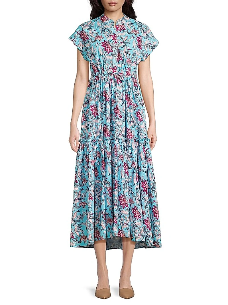 Mumi Floral Cotton Maxi Dress