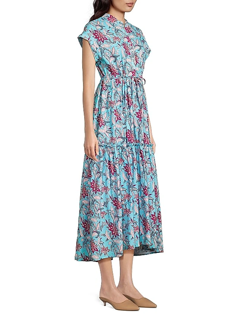 Mumi Floral Cotton Maxi Dress
