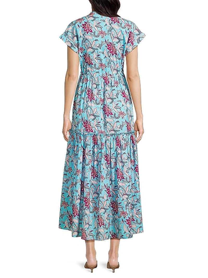 Mumi Floral Cotton Maxi Dress