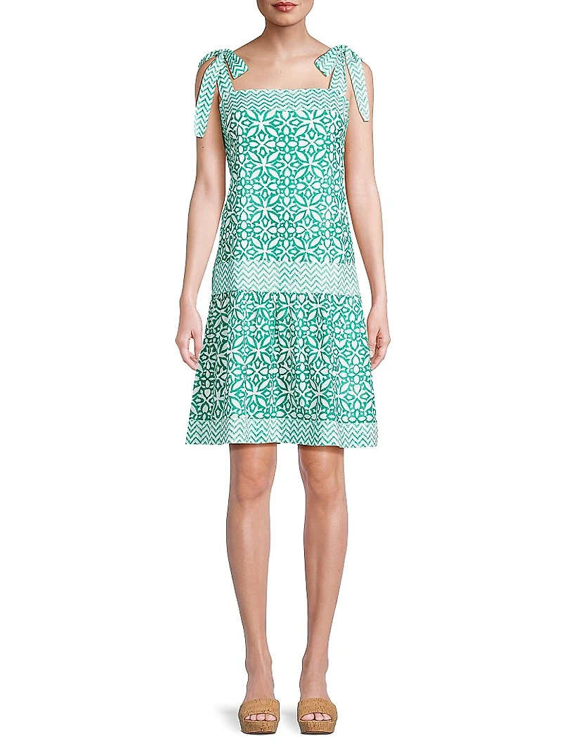 Aspen Squareneck Cotton Dress