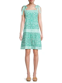 Aspen Squareneck Cotton Dress