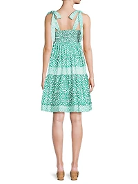 Aspen Squareneck Cotton Dress