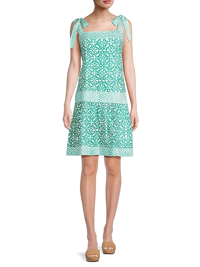 Aspen Squareneck Cotton Dress