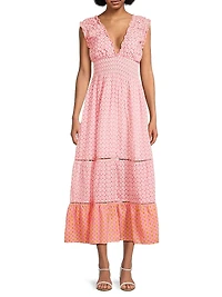 Hilda Floral Tiered Maxi Dress